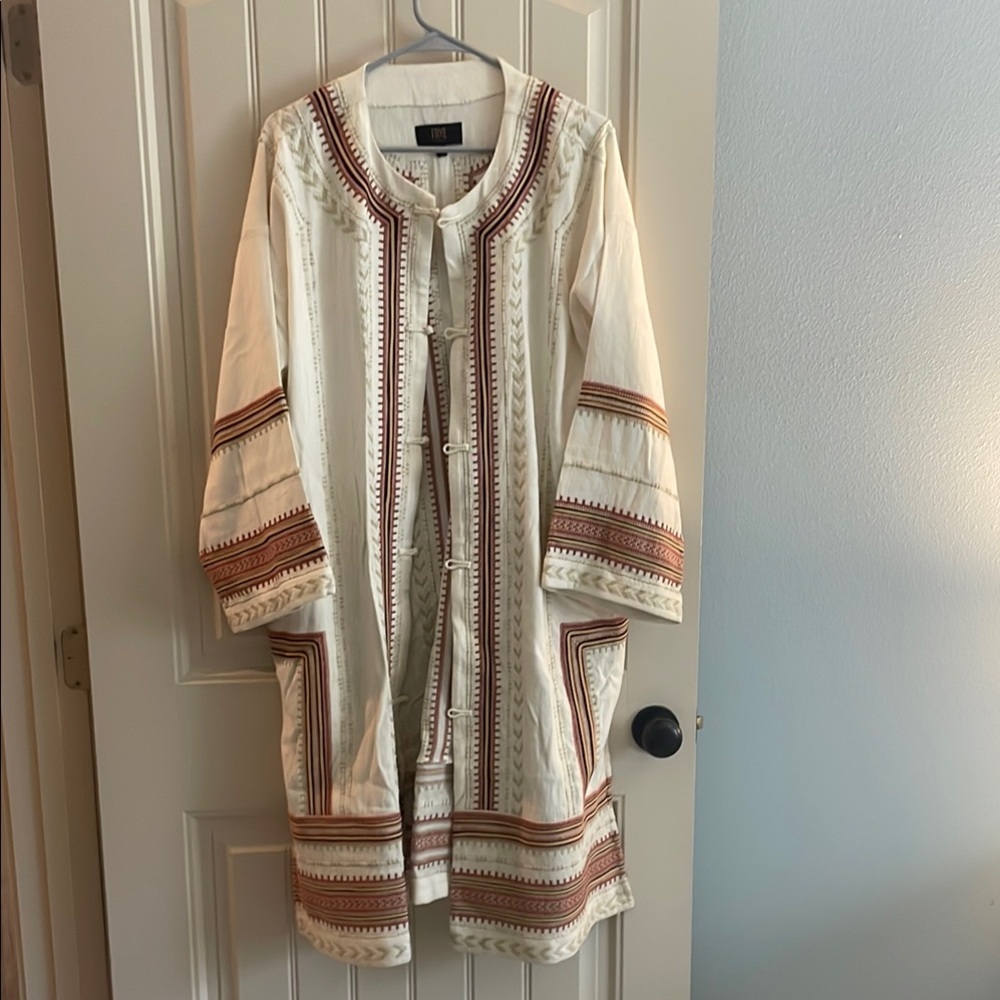 Frye Embroidered Duster - Picture 2 of 4